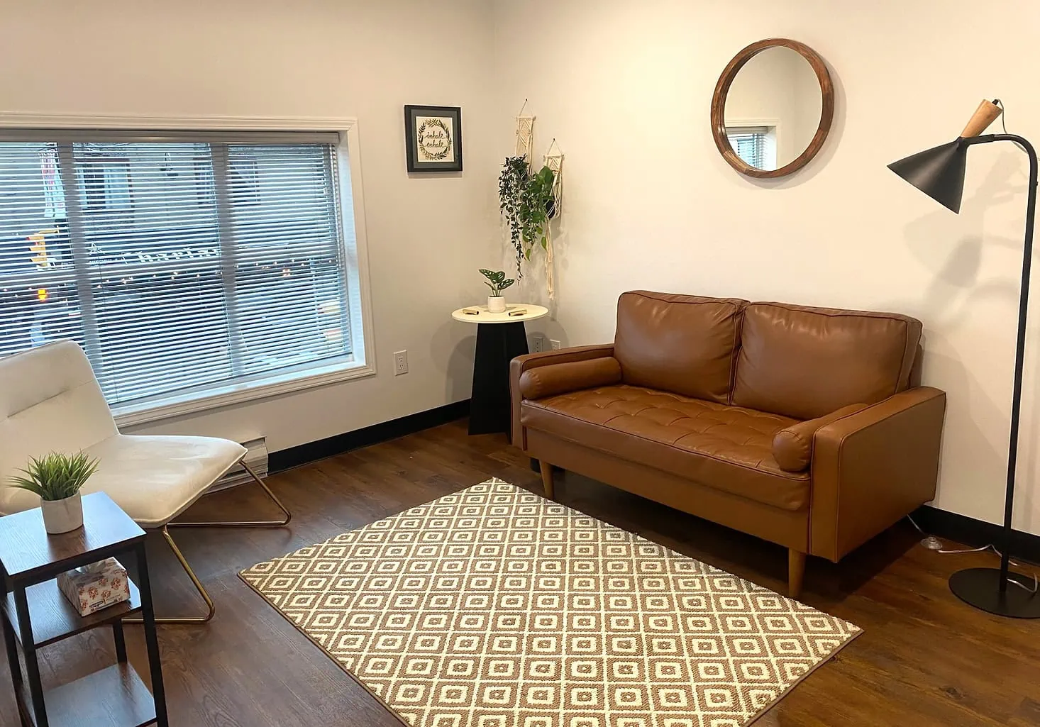 the East Van office with comfortable couch